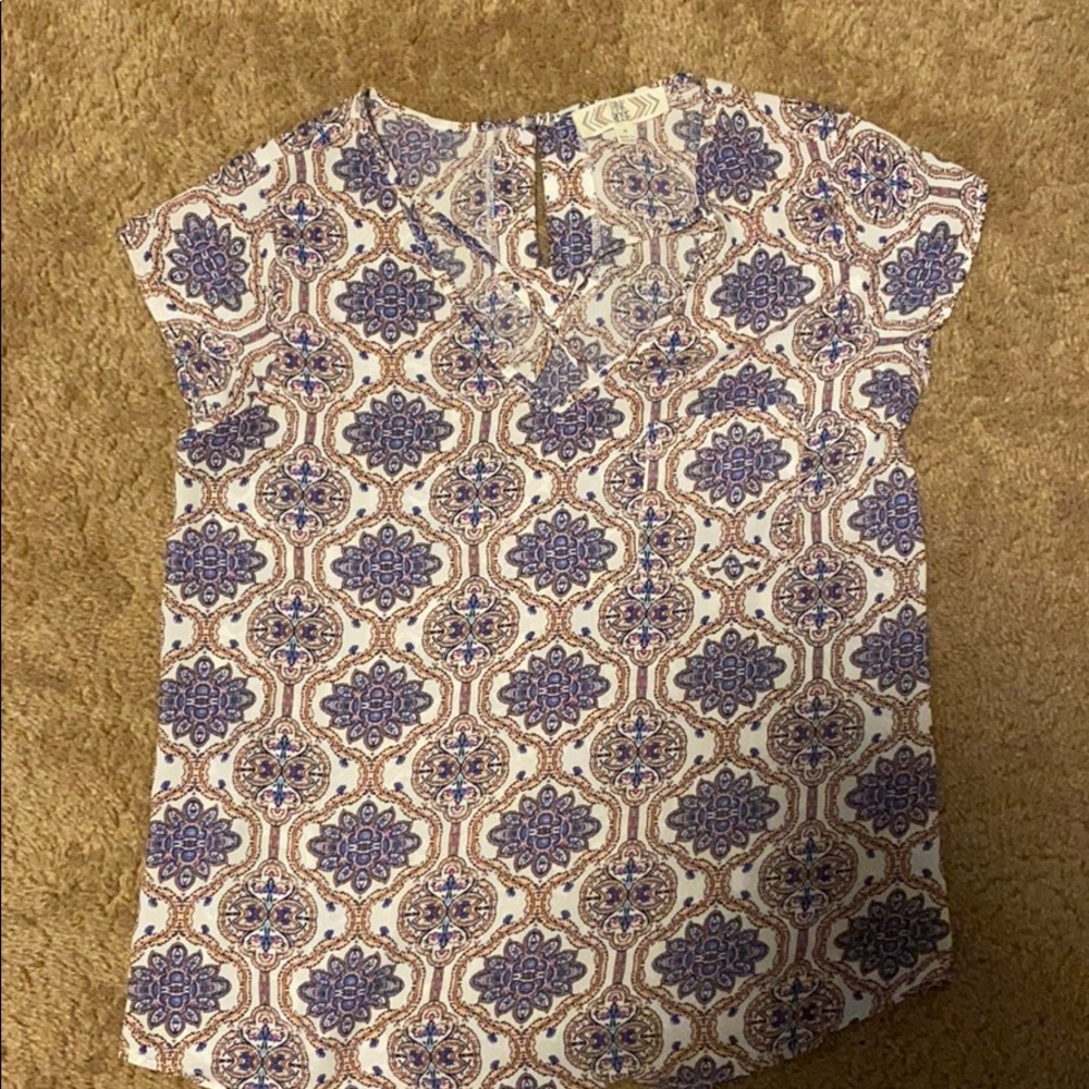 pink rose blouse